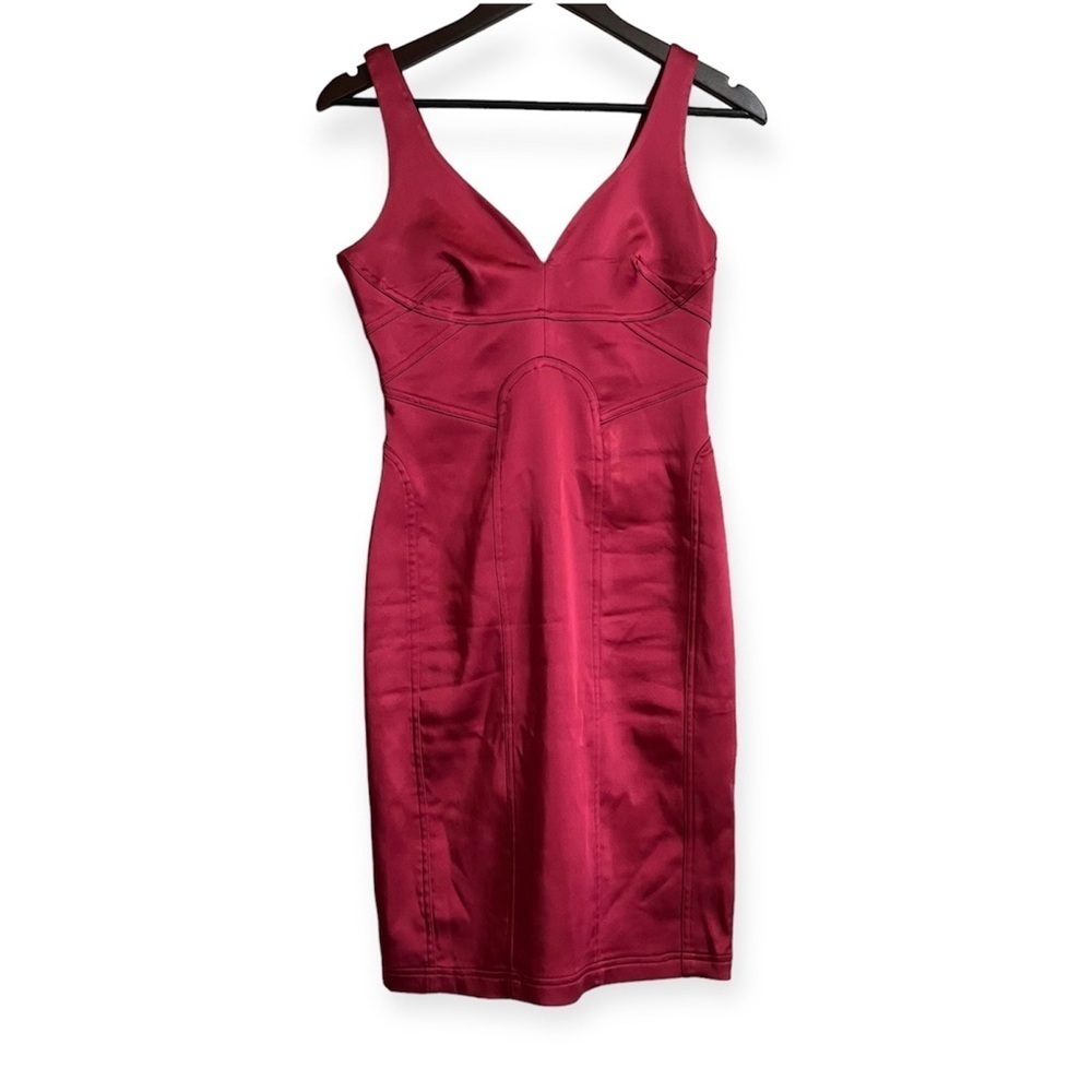 Marciano Red Sleeveless Sheath Dress - Sz S